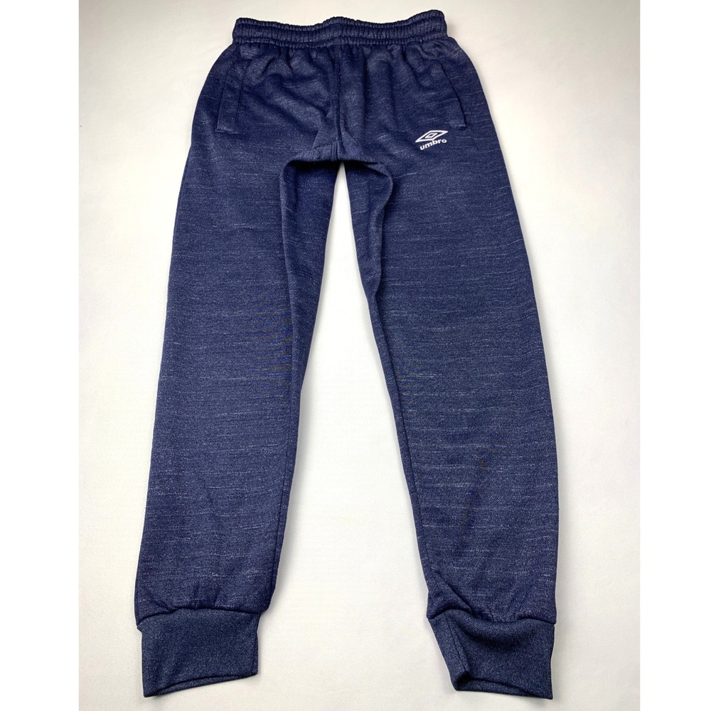 Umbro Mens L Navy Blue Heathered Jogger Sweatpants Training Pants Large